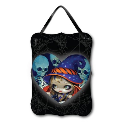 Courtside Market Skeleton Magic 12x16 Hanging ArtBoard with Black Ribbon