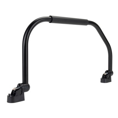 Camco Fold Away RV Grab Handle, Portable Safety Grip with Comfort Sleeve for RV Car Door, Mobility Equipment and Accessories, Black