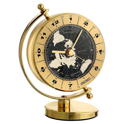 Seiko Globe Desk and Table Clock