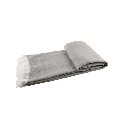 EY Essentials Declan Ash 80" x 96" Throw Bed Blanket