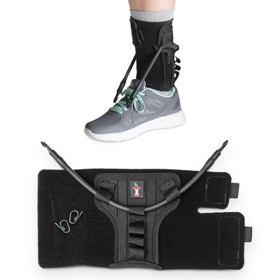 Core Products FootFlexor Foot Drop Brace - Soft Ankle Foot Orthosis (AFO) for Walking Support - Drop Foot Brace for Men & Women