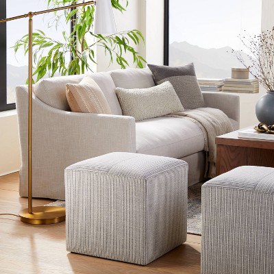 Lynwood Square Upholstered Cube Ottoman - Threshold™ designed with Studio McGee