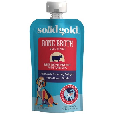 Solid Gold Beef Broth Meal Topper Wet Dog Food - 8oz