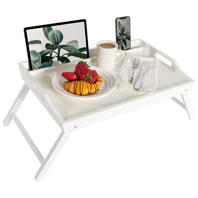 Rossie Home Bamboo Media Bed Tray