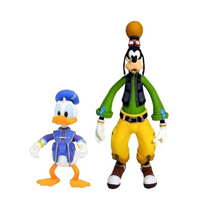 Diamond Select Kingdom Hearts 3 Select Action Figure 2-Pack | Goofy & Donald
