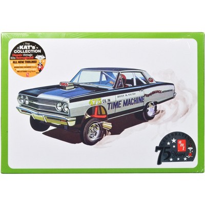 Skill 2 Model Kit 1965 Chevrolet Chevelle AWB Funny Car "Time Machine" 1/25 Scale Model by AMT