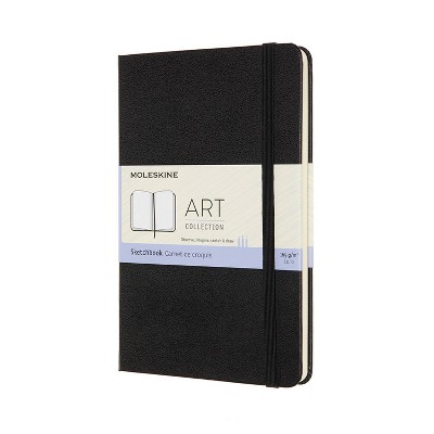 Moleskine Professional Blank Journal Medium Sketch Black: Hard Cover, Acid-Free, 4.5x7", 88 Pages, Sketchbook