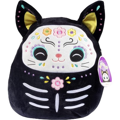 Squishmallows 12-Inch Zelina The Sugar Skull Cat - Soft Plush Black Kitty - Collectible Stuffed Animal Pillow - Halloween Gift for Kids & Adults 2025