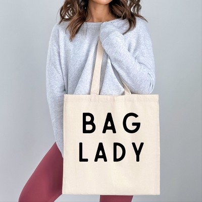 Simply Sage Market Bag Lady Canvas Tote - One Size - Natural