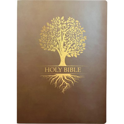 KJV Family Legacy Holy Bible, Large Print, Coffee Ultrasoft - (King James Version Sword Bible) by  Whitaker House (Leather Bound)