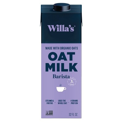 Willa's Barista Blend Oat Milk - 32oz