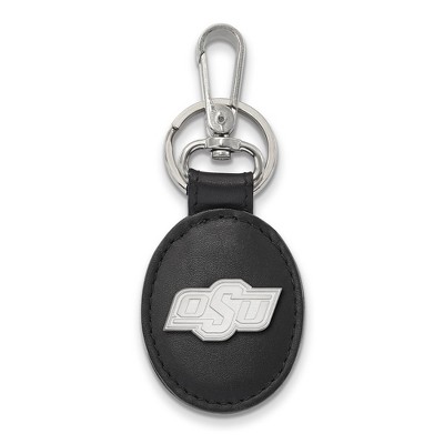 Black Bow Jewelry Sterling Silver Oklahoma State Cowboys NCAA Key Chain