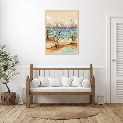 Amanti Art Quiet Cove II by Michael Willett Wood Framed Wall Art Print