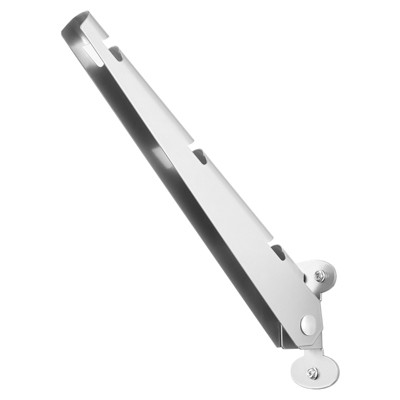 VEVOR Barbed Wire Arm, 10 Packs 12.2 in Fence Post Extender, Flat or Surface Mounted, Galvanized Steel Fence Height Extender, Silver