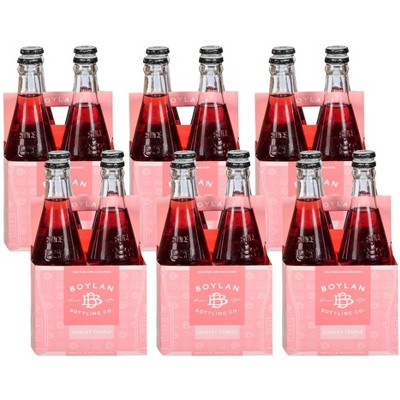 Boylan Bottling Shirley Temple Soda - Case of 6/4 pack, 12 fz