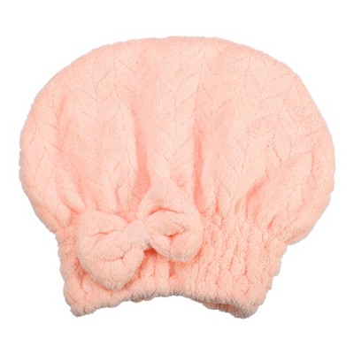 Unique Bargains Diamond Shape Hair Drying Towel Dry Cap 1 Pc