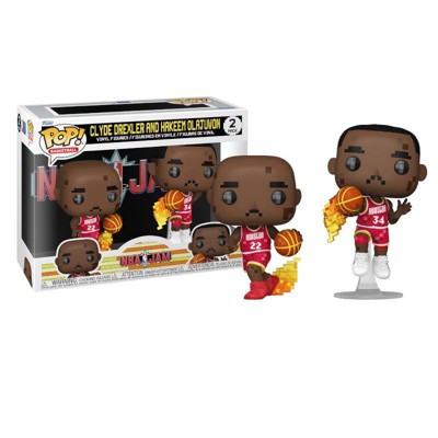 Funko Pop! NBA JAM: Rockets - Clyde Drexler and Hakeem Olajuwon 2-Pack #75063