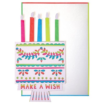 Meri Meri Make A Wish Birthday Card (Pack of 1)