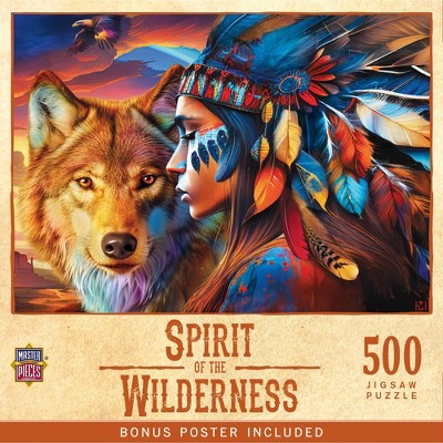 MasterPieces Indigenous Spirit - Spirit of the Wilderness 500 Piece Jigsaw Puzzle