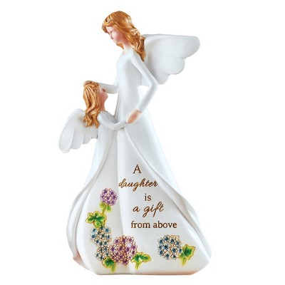 Collections Etc Hand-Painted Daughter Angel Tabletop Decoration 5 X 2.75 X 8.75