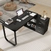 Famapy L - shaped Computer Desk: Contemporary, Functional & Space - Saving - 3 of 4