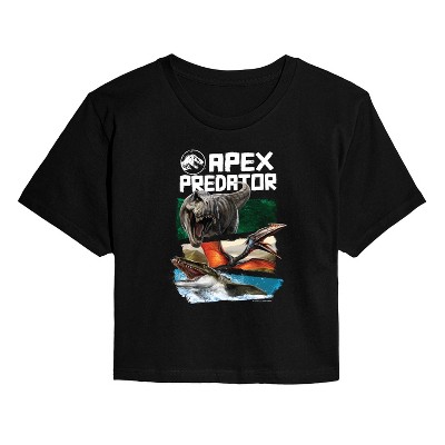 Women's - Jurassic World: Rebirth - Apex Predator Cropped Graphic T-Shirt