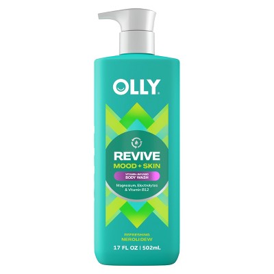 OLLY Revive Mood and Skin Vitamin-Infused Body Wash - Neroli Dew - 17 fl oz