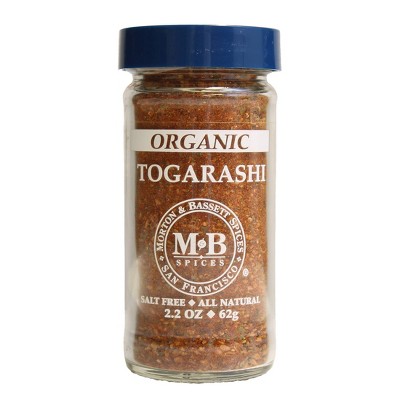 Morton & Bassett Spices Organic Togarashi - 2.2oz