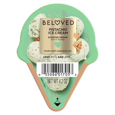 Beloved Pistachio Ice Cream Bath Bomb - 4.2oz