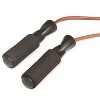 GoFit® Leather Jump Rope with Foam-Padded Handles in Black - 2 of 4