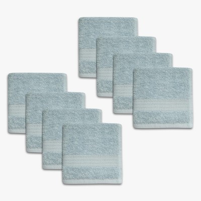 BAGOKIE 8-Piece Washcloth Set
