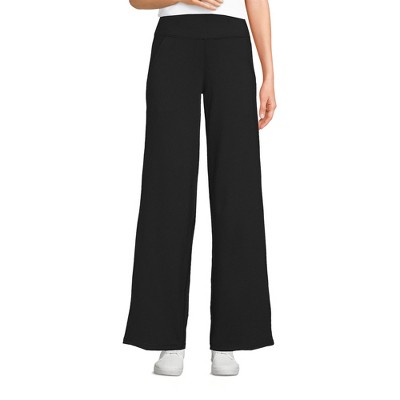 Lands' End Women's Active Hi Impact High Rise Wide Leg Pants