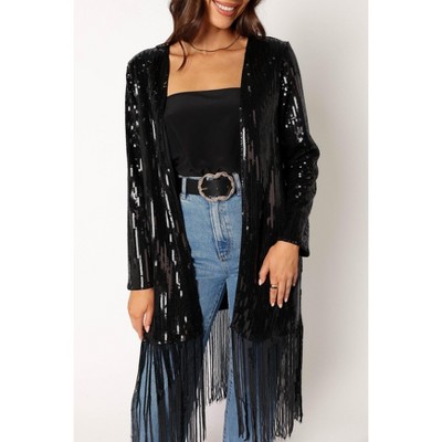 Petal and Pup Womens Miriam Sequin Fringe Duster
