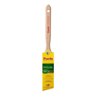 Purdy Nylox Glide 1-1/2 in Soft Angle Trim Paint Brush