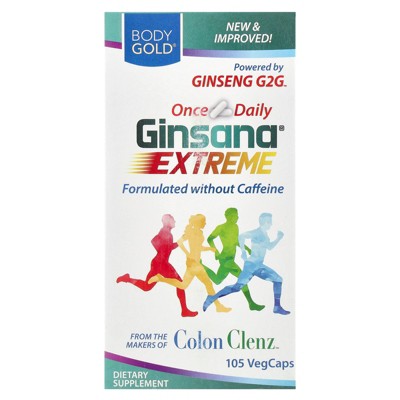 BodyGold Ginsana® Extreme, 105 VegCaps