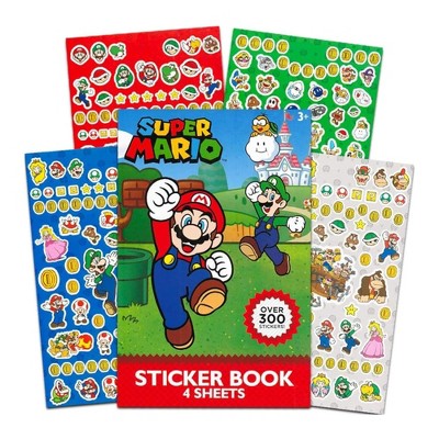 Innovative Designs Super Mario 4 Sheet Sticker Pad | 300+ Stickers