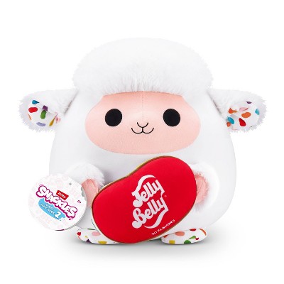 Snackles 8" Plush Lamb and Jelly Belly Plush: Soft Polyester Stuffed Character Toy