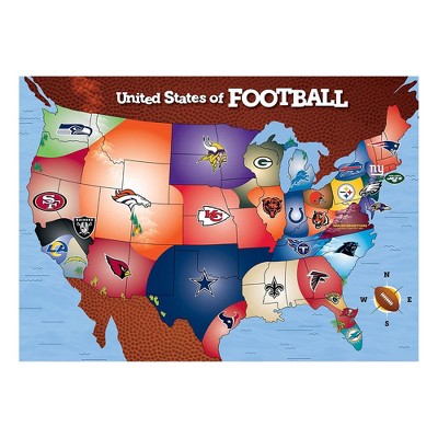 UCC Distributing United States of Football 500 Piece Jigsaw Puzzle