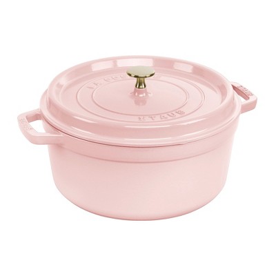 STAUB Cast Iron 7-qt Round Cocotte