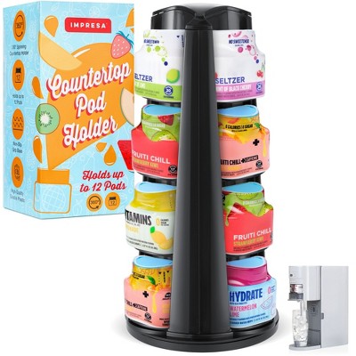 Juvale Countertop Pod Holder - Storage Solution Compatible with Ninja Thirsti Drink Flavor Pods (5.5 x 11.5 Inches)