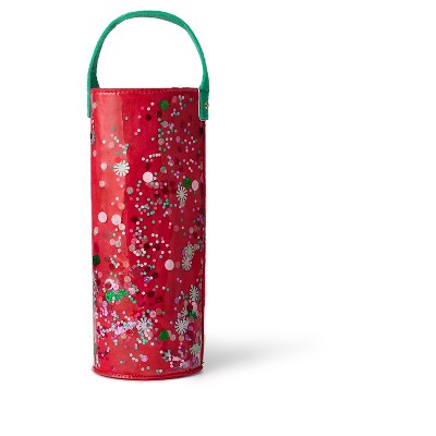Holiday Red Confetti Bag