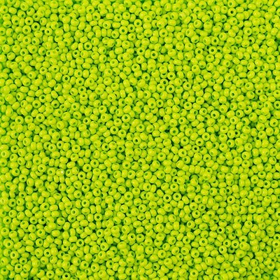 John Bead Czech Glass Seed Beads 11/0 (23g Vial), Terra Intensive Light Green Matte
