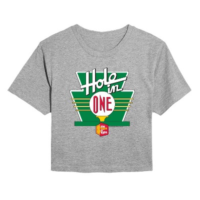 Women's - Price is Right - HOLE IN ONE Cropped Graphic T-Shirt