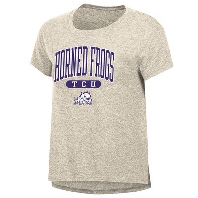 NCAA TCU Horned Frogs Women's Oatmeal T-Shirt