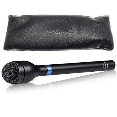Movo HM-M2 Dynamic Omnidirectional Handheld XLR Reporter / Interview / Presentation Microphone