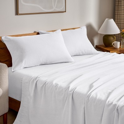 100% Cotton Flannel Sheet Set by Bare Home