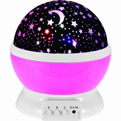 AZ  Import Night Light Projection Lamp (Pink)