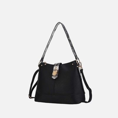 MKF Collection Ezra Snake Embossed Shoulder Trendy Bag by Mia K