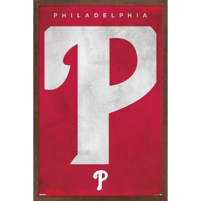 Trends International MLB Philadelphia Phillies - Logo 25 Framed Wall Poster Prints