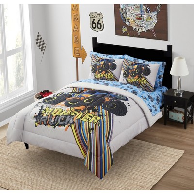 Monster Truck Kids Printed Bedding Set Includes Sheet Set by Sweet Home Collection®
